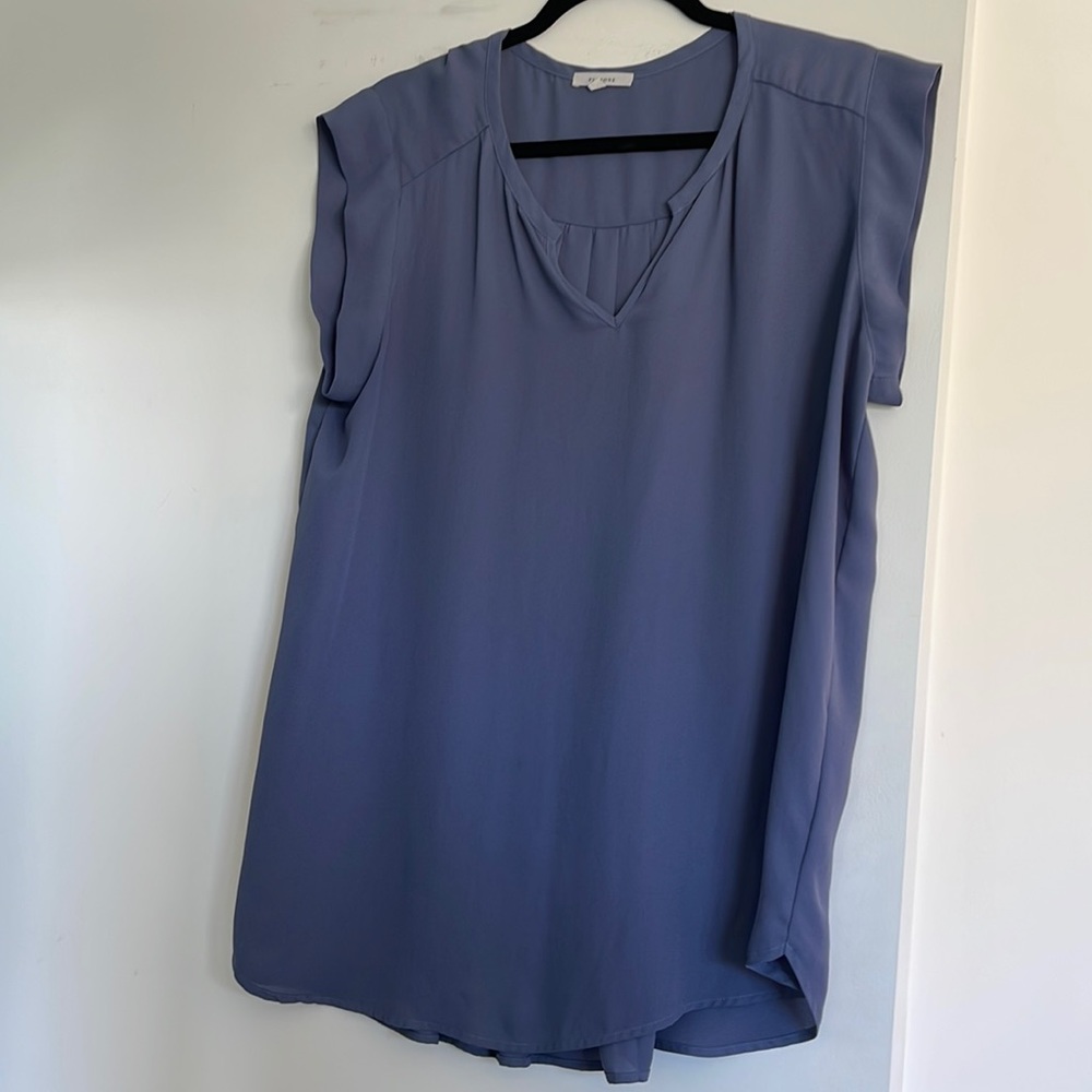 Gray blue blouse